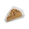 RPET patisseriedoos taartpunt met scharnierdeksel ventilerend PATIPACK PP150NVT - transparant - INT 1/8(ø260x50mm)