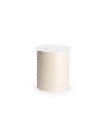 10000074 - PP lint effen  kleur, blinkende afwerking  - crème (S125) - 10mm x 250m