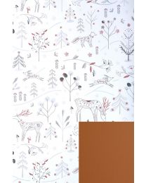 15030452 - Papier-cadeau double face Des merveilles d'hiver Merry - 50cmx200m-510090