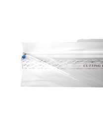 Easy cutting box met transparante PP folie 60cm x 25m 1x gevrouwen op de rol
