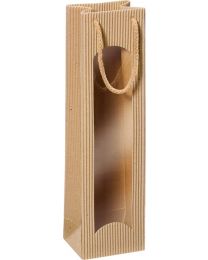 17200005 - Sac bouteille FOCUS NATURA 1 blle 100x80x360mm - FOCUS1NATUR