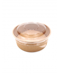 66020047 - PET deksel - transparant - ø 100x10mm voor bowl 200ml en 250ml