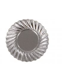 46600034 - Assiette en carton ARGENT rond A18 180/186mm - ZB18