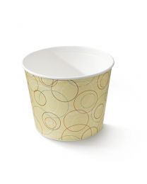 61600006 - Food bucket en carton - CHAMPAGNE - ø188x146mm 2400ml