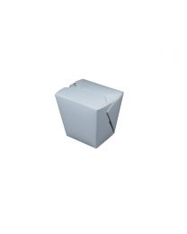 61620020 - Container carton FOLD-PAK blanc 114x99x108mm 920ml rabat sans poignée - FO32ZH