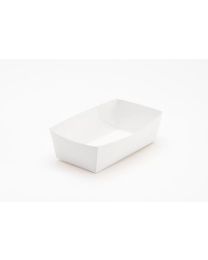 Kartonnen bakje - wit - 135x70x45mm