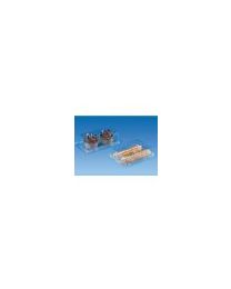 62010033 - RPET patisseriedoos met scharnierdeksel ventilerend PATIPACK 112BP80 - transparant - INT 240x120x80mm