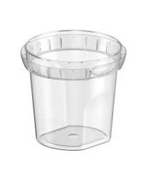 63030052 - Pot en PP inviolable CITTYCUP - transparent - ø86x80mm 250ml