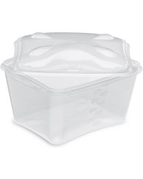 67030010 - Combi container HMR PRESTIPACK transp 157x130x96mm 900ml + couvercle PP transp