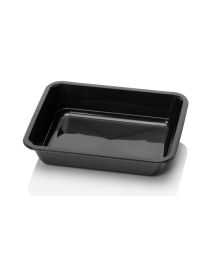 PP menu sealbak - zwart - 227x178x65mm 1868ml
