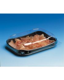 69010003 - Cateringschaal SNACKIPACK zwart 240x140x20mm - 33SKN