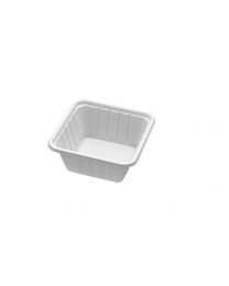 69010063 - Barquette A2 PS blanche 80x80x37mm 135ml - VRA2