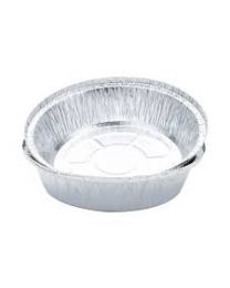 71000013 - Alu schaal met gerolde rand SILPA - zilver - ø182x43mm 770ml