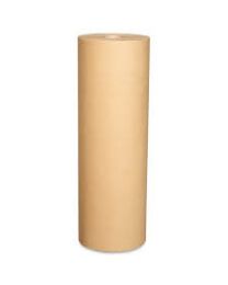 Inpakpapier uit grecycleerd effen kraft  40gr - bruin - 60cm x 400m