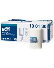85700009 - Tork Wiping Paper Mini Centerfeed Roll 22cmx120m - M1 - TORK100130
