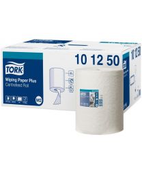 85700012 - Tork Wiping Paper Plus Centerfeed Roll 25cmx160m (457 vel) - M2 - TORK101250