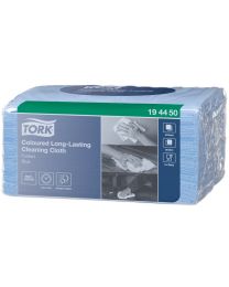 85730008 - Reinigingsdoek long-lasting gekleurd W8 TORK - blauw - 38 x 30mm/40