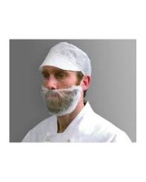 Baardmasker non-woven - wit