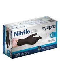 Gants NITRILE NOIR Hypro X-LARGE Non-Poudré 4 gr