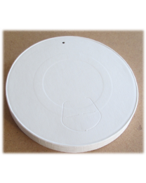75410001 - Deksel karton wit 90x10mm voor 350ml en 480ml CUPIPACK beker, ventilerend