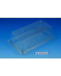 62000037 - Pat.verp TRAITIPACK P rechthoekig 230x132x70mm scharnierdeksel hermetisch - X102