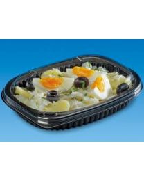 67010005 - Container HMR COOKIPACK noir 170x215x50mm 1000ml   - COOK1000N