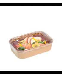 Container carton POKEPACK rectangulaire brun 172x120x40mm 500ml