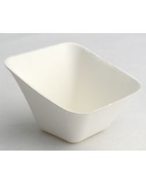 77130021 - Bowl en pulpe BEPULP SLOPE - blanc -  65x65x45mm 50ml