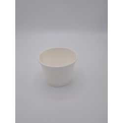 Pot en carton - blanc - ø90x62mm 240ml
