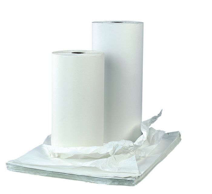 Rouleau papier de soie blanchi 22gr/m² 50cmx1000m - G50